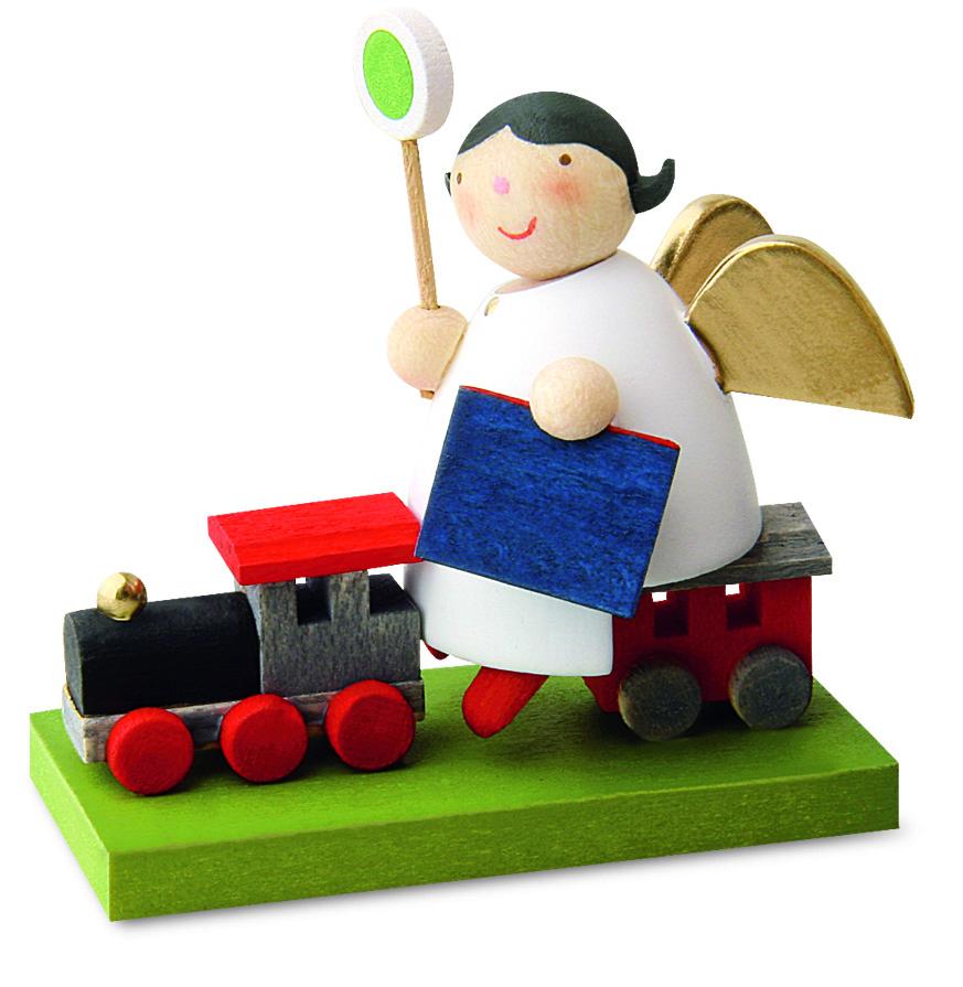 Little Angel Figurine - Guardian Angel on Train